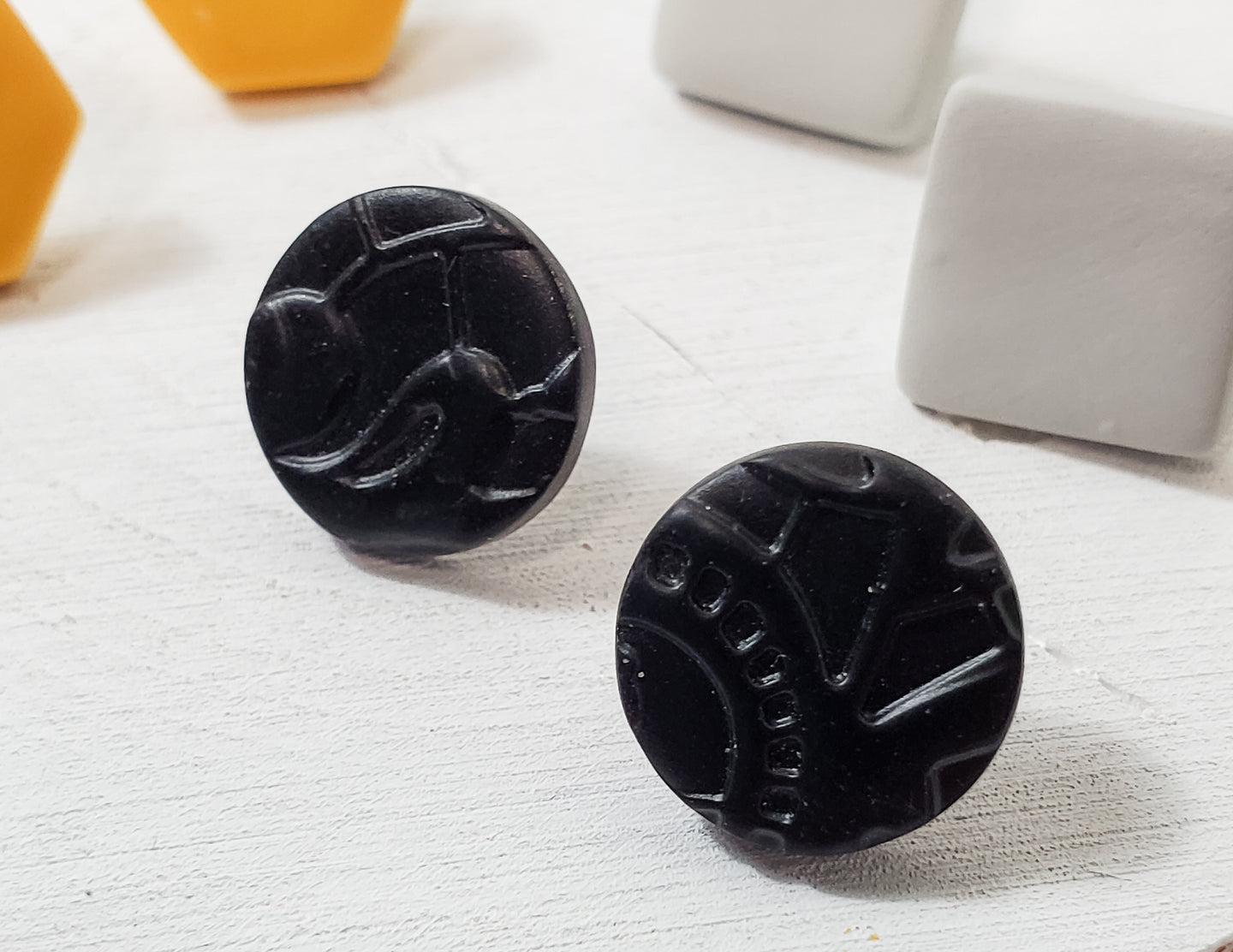 Stud Multipack #3: Light Gray, Black, & Mustard